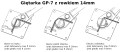 Giętarka GP-7 z łożyskiem do prętów zbrojeniowych 6-18 mm rowek 14mm