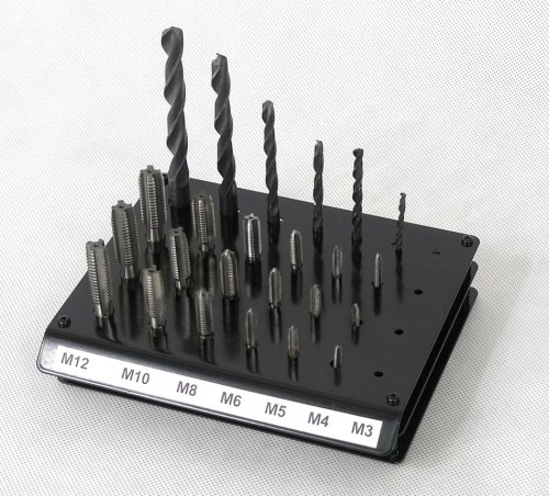Stojak na gwintowniki M3-M12, stalowy