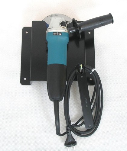 Wieszak na szlifierkę kątową 125mm, 115mm , ścienny stalowy